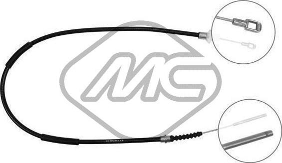 Metalcaucho 82406 - Clutch Cable autospares.lv