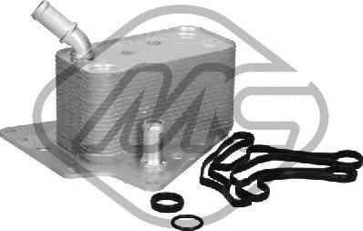 Metalcaucho 38980 - Oil Cooler, engine oil autospares.lv