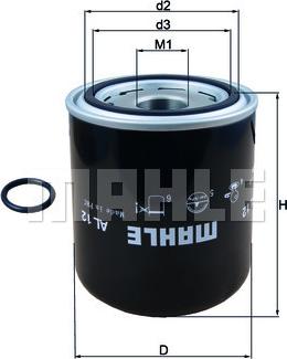 METAL LEVE AL 12 - Air Dryer Cartridge, compressed-air system autospares.lv