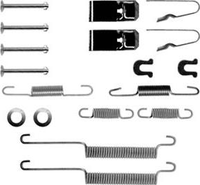 Metelli 9095 - Accessory Kit, brake shoes autospares.lv