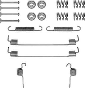 Metelli 9061 - Accessory Kit, brake shoes autospares.lv