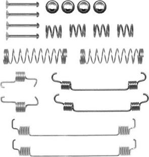 Metelli 9145 - Accessory Kit, brake shoes autospares.lv