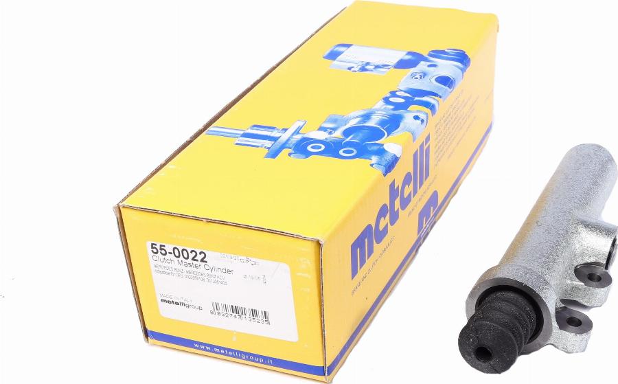 Metelli 55-0022 - Master Cylinder, clutch autospares.lv