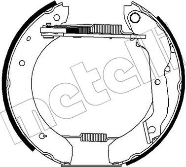 Metelli 51-0246 - Brake Shoe Set autospares.lv