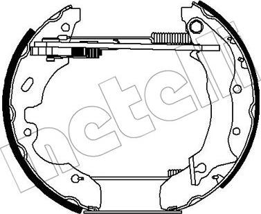 Metelli 51-0260 - Brake Shoe Set autospares.lv