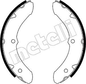 Metelli 53-0411 - Brake Shoe Set autospares.lv