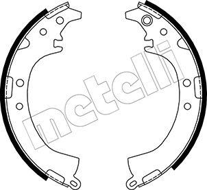 Metelli 53-0429 - Brake Shoe Set autospares.lv