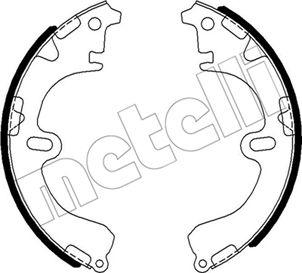 Metelli 53-0423 - Brake Shoe Set autospares.lv