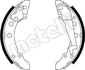 Metelli 53-0470 - Brake Shoe Set autospares.lv