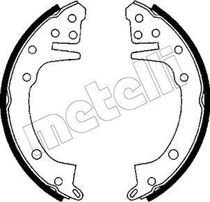 Metelli 53-0598 - Brake Shoe Set autospares.lv