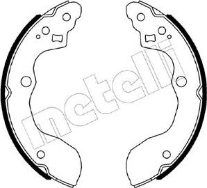 Metelli 53-0540 - Brake Shoe Set autospares.lv