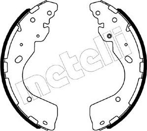 Metelli 53-0508 - Brake Shoe Set autospares.lv