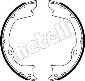 Metelli 53-0515 - Brake Shoe Set, parking brake autospares.lv