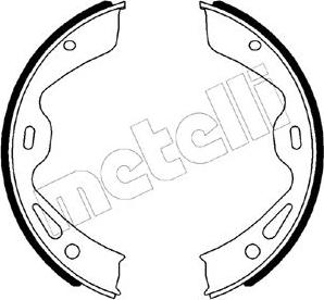 Metelli 53-0511 - Brake Shoe Set, parking brake autospares.lv