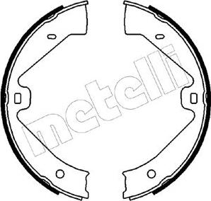 Metelli 53-0528 - Brake Shoe Set, parking brake autospares.lv