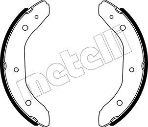 Metelli 53-0640 - Brake Shoe Set autospares.lv