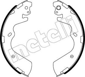 Metelli 53-0654 - Brake Shoe Set autospares.lv