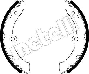 Metelli 53-0639 - Brake Shoe Set autospares.lv