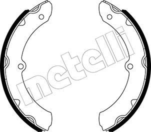 Metelli 53-0638 - Brake Shoe Set autospares.lv