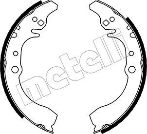 Metelli 53-0040 - Brake Shoe Set autospares.lv