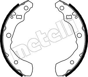 Metelli 53-0041 - Brake Shoe Set autospares.lv