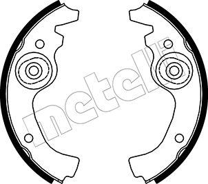 Metelli 53-0055 - Brake Shoe Set autospares.lv