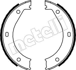 Metelli 53-0013 - Brake Shoe Set, parking brake autospares.lv