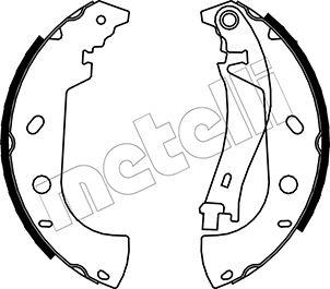 Metelli 53-0075 - Brake Shoe Set autospares.lv