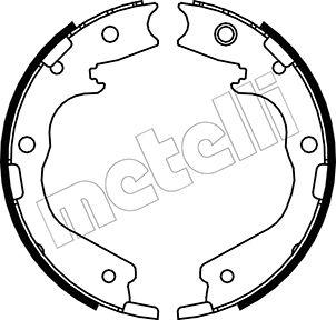 Metelli 53-0195 - Brake Shoe Set, parking brake autospares.lv