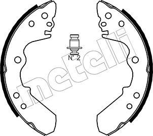 Metelli 53-0192 - Brake Shoe Set autospares.lv