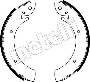 Metelli 53-0100 - Brake Shoe Set autospares.lv