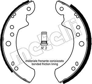 Metelli 53-0114 - Brake Shoe Set autospares.lv