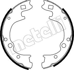 Metelli 53-0174 - Brake Shoe Set autospares.lv