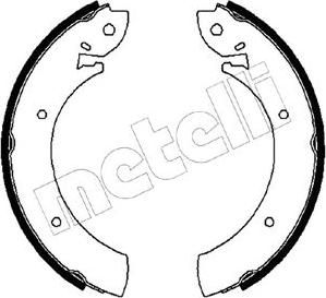 Metelli 53-0342 - Brake Shoe Set autospares.lv