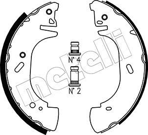 Metelli 53-0313 - Brake Shoe Set autospares.lv