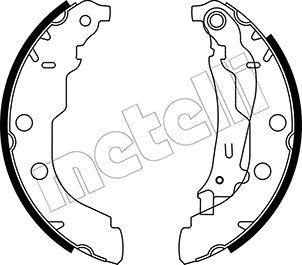 Metelli 53-0326 - Brake Shoe Set autospares.lv