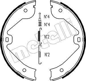 Metelli 53-0244K - Brake Shoe Set, parking brake autospares.lv