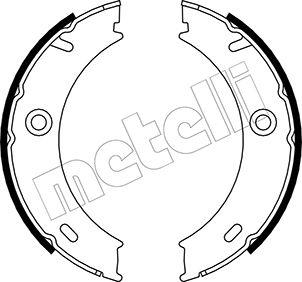 Metelli 53-0240 - Brake Shoe Set, parking brake autospares.lv