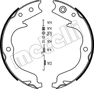 Metelli 53-0268K - Brake Shoe Set, parking brake autospares.lv