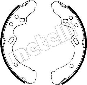 Metelli 53-0204 - Brake Shoe Set autospares.lv