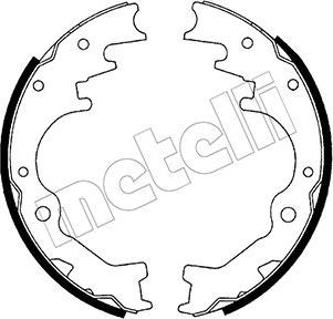 Metelli 53-0208 - Brake Shoe Set autospares.lv