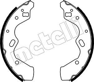 Metelli 53-0219 - Brake Shoe Set autospares.lv