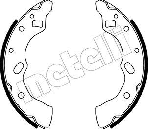 Metelli 53-0211 - Brake Shoe Set autospares.lv