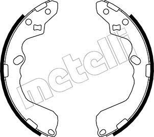 Metelli 53-0212 - Brake Shoe Set autospares.lv