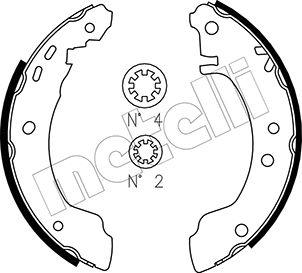 Metelli 53-0283 - Brake Shoe Set autospares.lv