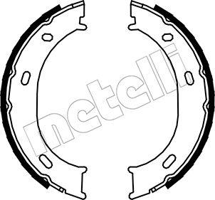 Metelli 53-0239 - Brake Shoe Set, parking brake autospares.lv