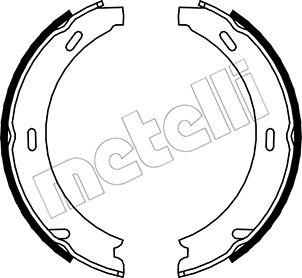 Metelli 53-0233 - Brake Shoe Set, parking brake autospares.lv