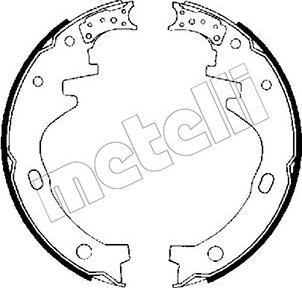 Metelli 53-0274 - Brake Shoe Set autospares.lv