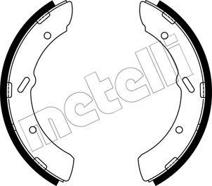 Metelli 53-0706 - Brake Shoe Set autospares.lv