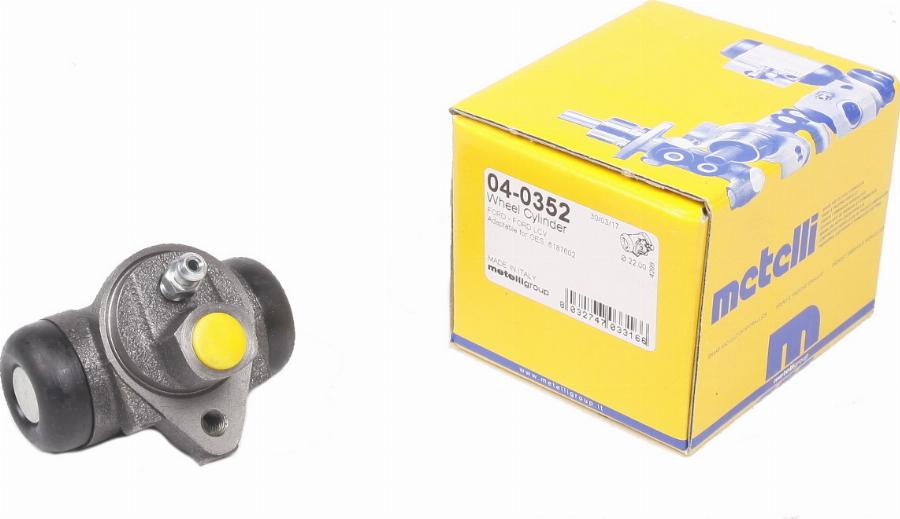 Metelli 04-0352 - Wheel Brake Cylinder autospares.lv